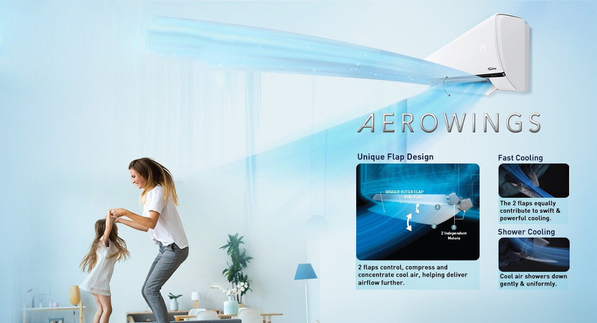 Ultimate Cooling Comfort with Aerowings